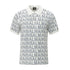 BALMAIN PARIS PREMIUM MEN'S PRINTED POLO SHIRT | WHITE