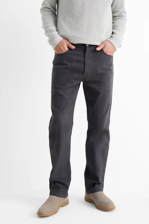 C&A REGULAR FIT MEN'S PANT | DARK GREY
