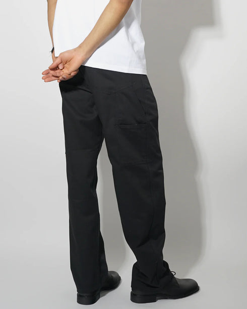 STANLEY FLEX MEN'S BLACK STRAIGHT FIT PANTS | BLACK
