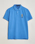RALPH LAUREN - SLIM FIT HERITAGE BEAR POLO SHIRT | BLUE