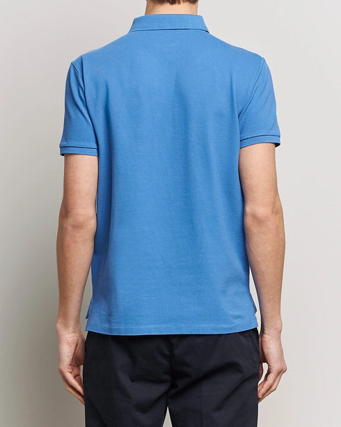 RALPH LAUREN - SLIM FIT HERITAGE BEAR POLO SHIRT | BLUE