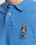 RALPH LAUREN - SLIM FIT HERITAGE BEAR POLO SHIRT | BLUE