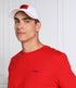 HUGO BOSS COTTON-TWILL CAP WITH RED LOGO LABEL | WHITE