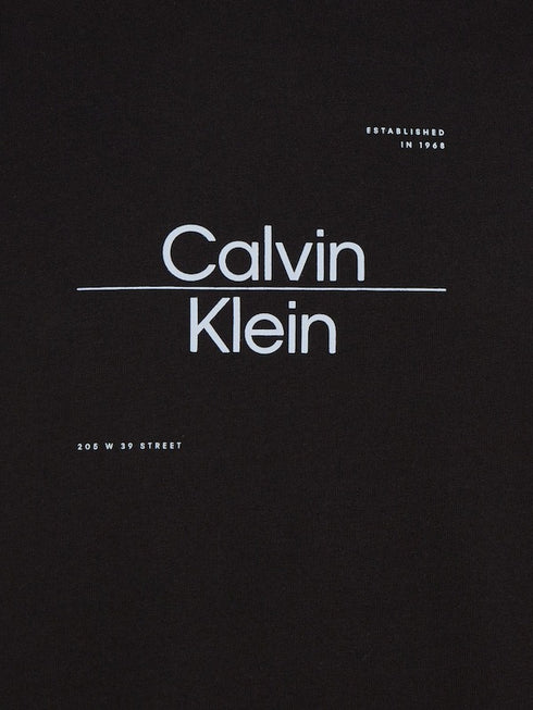 CALVIN KLEIN JEANS VARSITY LOGO T-SHIRT | BLACK