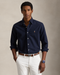 POLO RALPH LAUREN CASUAL SLIM FIT OXFORD SHIRT | NAVY BLUE