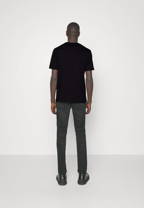 HUGO BOSS GRAPHIC PRINT T-SHIRT FOR MEN | BLACK