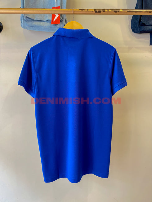 DOLCE & GABBANA MEN SLIM FIT CLASSIC POLO SHIRT | BLUE