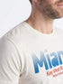 PETROL INDUSTRIES CO. MIAMI PRINTED T-SHIRT | WHITE