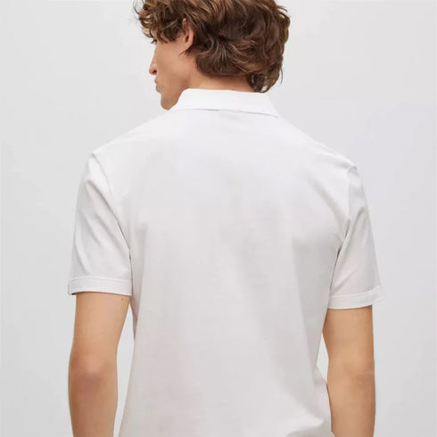 HUGO BOSS PARLAY 175 POLO SHIRT | WHITE