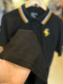 GIORDANO EMBROIDERY SHIRT 3D LION POLO MEN | BLACK