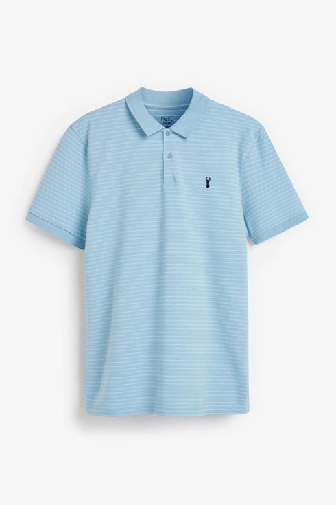 NEXT PIQUE POLO SHIRT-MEN | LIGHT BLUE
