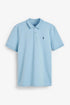 NEXT PIQUE POLO SHIRT-MEN | LIGHT BLUE