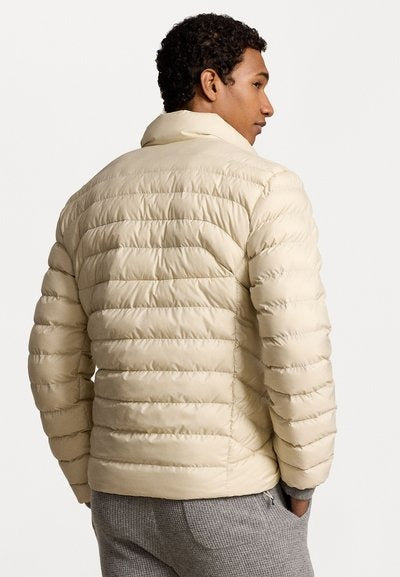 RALPH LAUREN MEN’S PREMIUM DOWN PUFFER JACKET | BEIGE