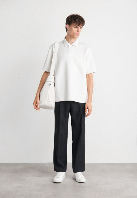 HUGO BOSS STRETCH-COTTON POLO SHIRT | WHITE