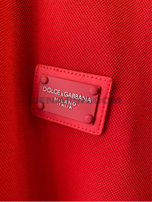 DOLCE & GABBANA MEN SLIM FIT CLASSIC POLO SHIRT | RED