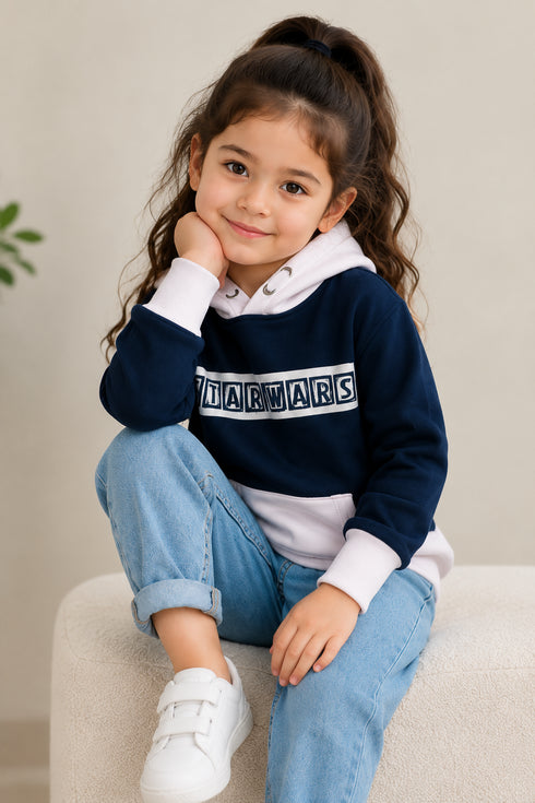 JACK WILLS GIRLS’ HOODED SWEATSHIRT