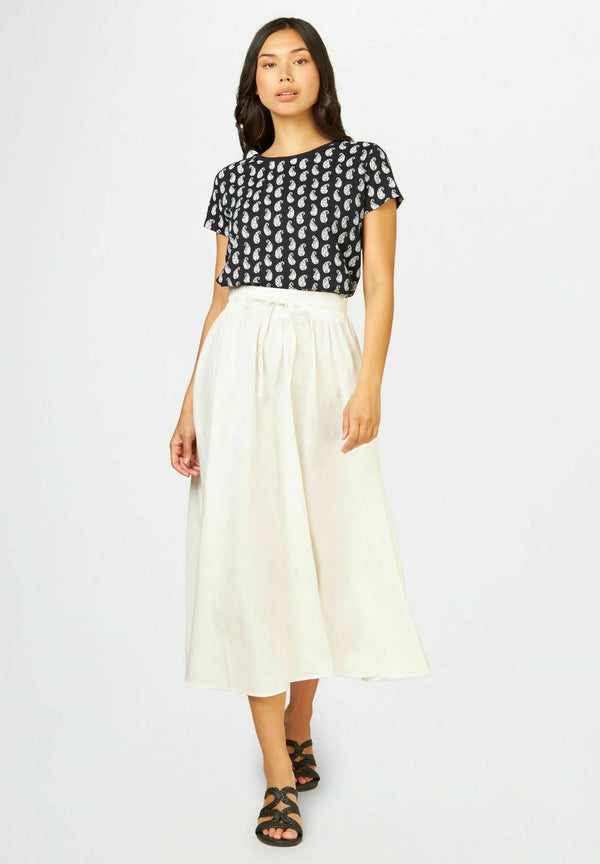 CONBIPEL WITH ALL OVER PRINT - PRINT T-SHIRT | NAVY