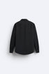 ZARA MENS PREMIUM COTTON SHIRT | BLACK