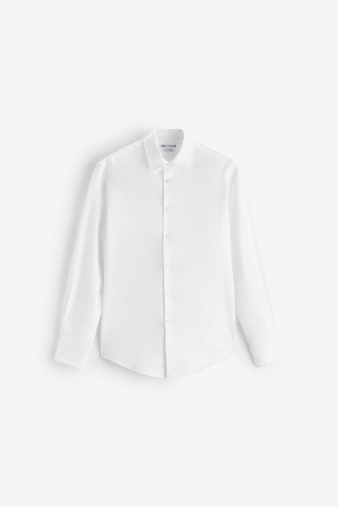 ZARA-STRETCH SHIRT-MEN | WHITE