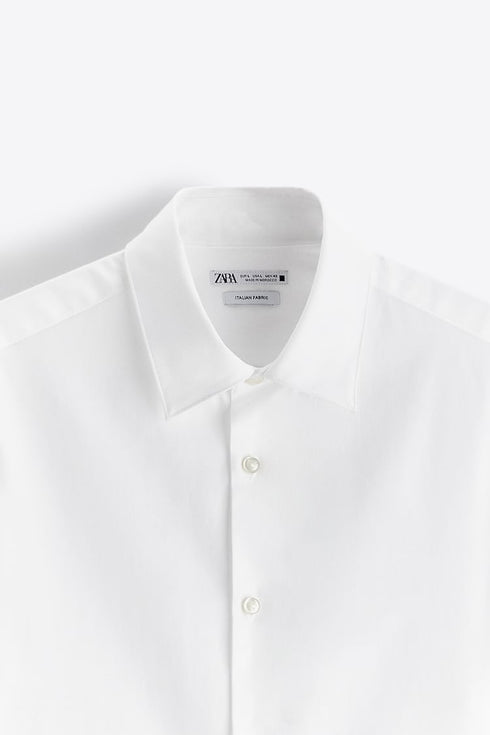 ZARA-STRETCH SHIRT-MEN | WHITE