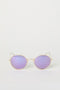 H&M SUNGLASSES PURPLE/GOLD