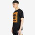 TIMBERLAND-REGULAR FIT-STACK LOGO TEE SHIRT FOR MEN | CLASSIC BLACK