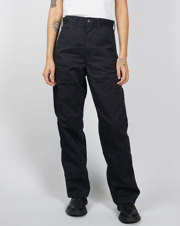 STANLEY FLEX MEN'S BLACK STRAIGHT FIT PANTS | BLACK