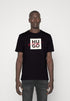 HUGO BOSS GRAPHIC PRINT T-SHIRT FOR MEN | BLACK
