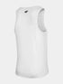 White Tank Top for Men with Print - 4F Sando