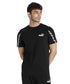 PUMA LOGO MEN SLIM FIT T-SHIRT | BLACK