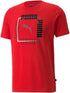 PUMA LOGO MEN REGULAR FIT T-SHIRT | RED