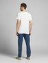 JACK & JONES MEN'S O-NECK T-SHIRT | WHITE