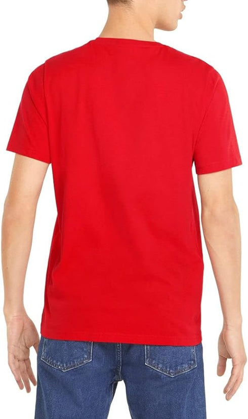 PUMA LOGO MEN REGULAR FIT T-SHIRT | RED