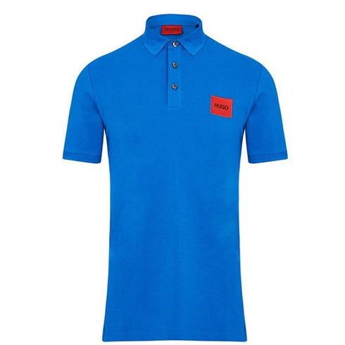 HUGO BOSS DERESO COTTON PIQUE SLIM FIT POLO | ROYAL BLUE