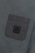 HUGO BOSS PREMIUM POLO SHIRT - BLACK LOGO PATCH | DARK GREY