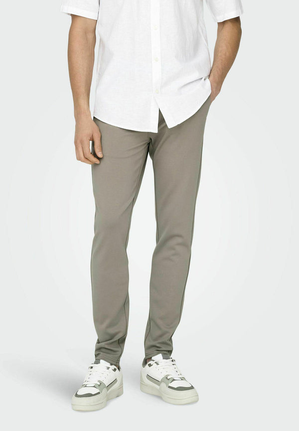 ONLY & SONS SLIM TAPERED FIT PANT / CHINO | VINTAGE KHAKI