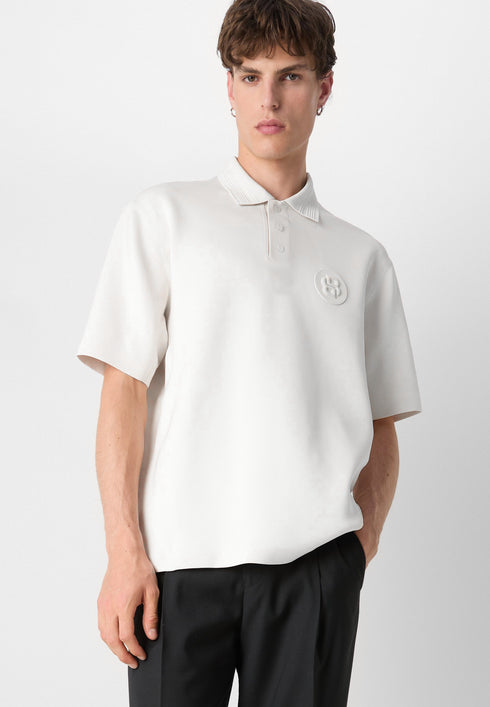 HUGO BOSS PIRAX BB POLO SHIRT | WHITE