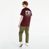CARHARTT WIP S/S RELAXED FIT FADE STATE T-SHIRT | WINE / MAROON