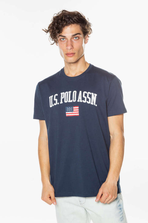 U.S POLO ASSN. CLASSIC PRINT T-SHIRT | NAVY BLUE