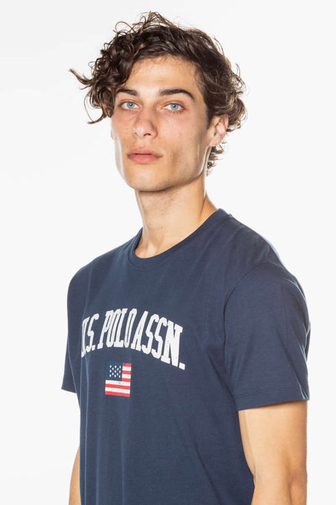 U.S POLO ASSN. CLASSIC PRINT T-SHIRT | NAVY BLUE
