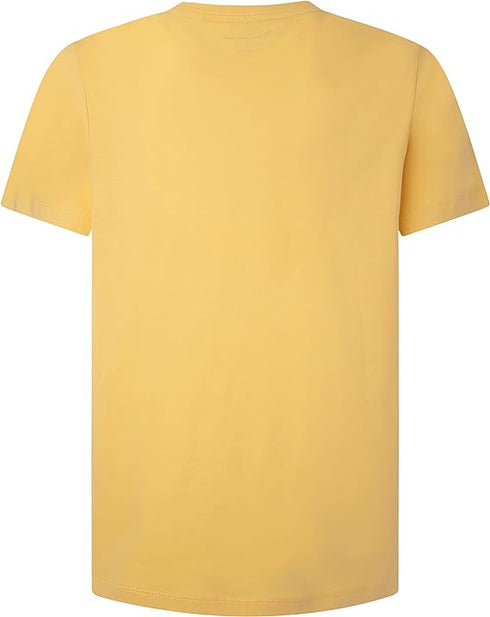 PEPE JEANS LONDON-PREMIUM T-SHIRT REGULAR FIT | YELLOW