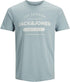 JACK & JONES MEN'S JJE JEANS TEE SS CREW NECK NOOS | SKY BLUE