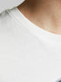JACK & JONES MEN'S O-NECK T-SHIRT | WHITE