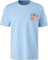 S.OLIVER PREMIUM FRONT PRINT T-SHIRT | SKY BLUE
