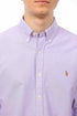 POLO RALPH LAUREN KNIT OXFORD SHIRT | LIGHT PURPLE