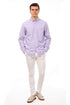 POLO RALPH LAUREN KNIT OXFORD SHIRT | LIGHT PURPLE