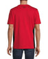 PROJEK RAW FAUX HENLEY GRAPHICE T-SHIRT | RED