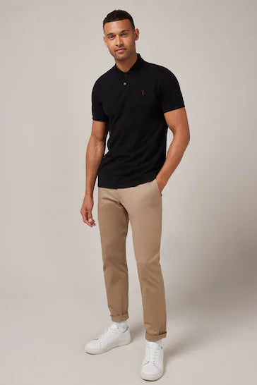 NEXT PIQUE SHORT SLEEVE POLO | BLACK
