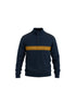TOMTOMPSUN MEN’S HALF-PLACKET SWEATSHIRT NAVY BLUE