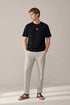 HERMES PARIS T-SHIRT LUXURY MERCERIZED COTTON | BLACK
